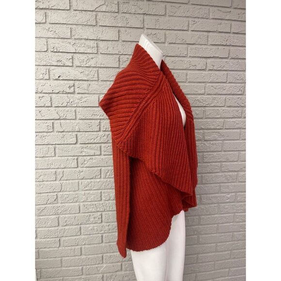 Soft Surrounding Women Courchevel Wool Blend Cable Knit Open Front Cardigan Size - Picture 5 of 8